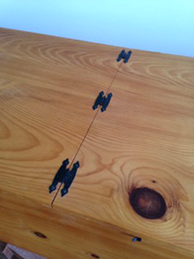 coffin wood grain